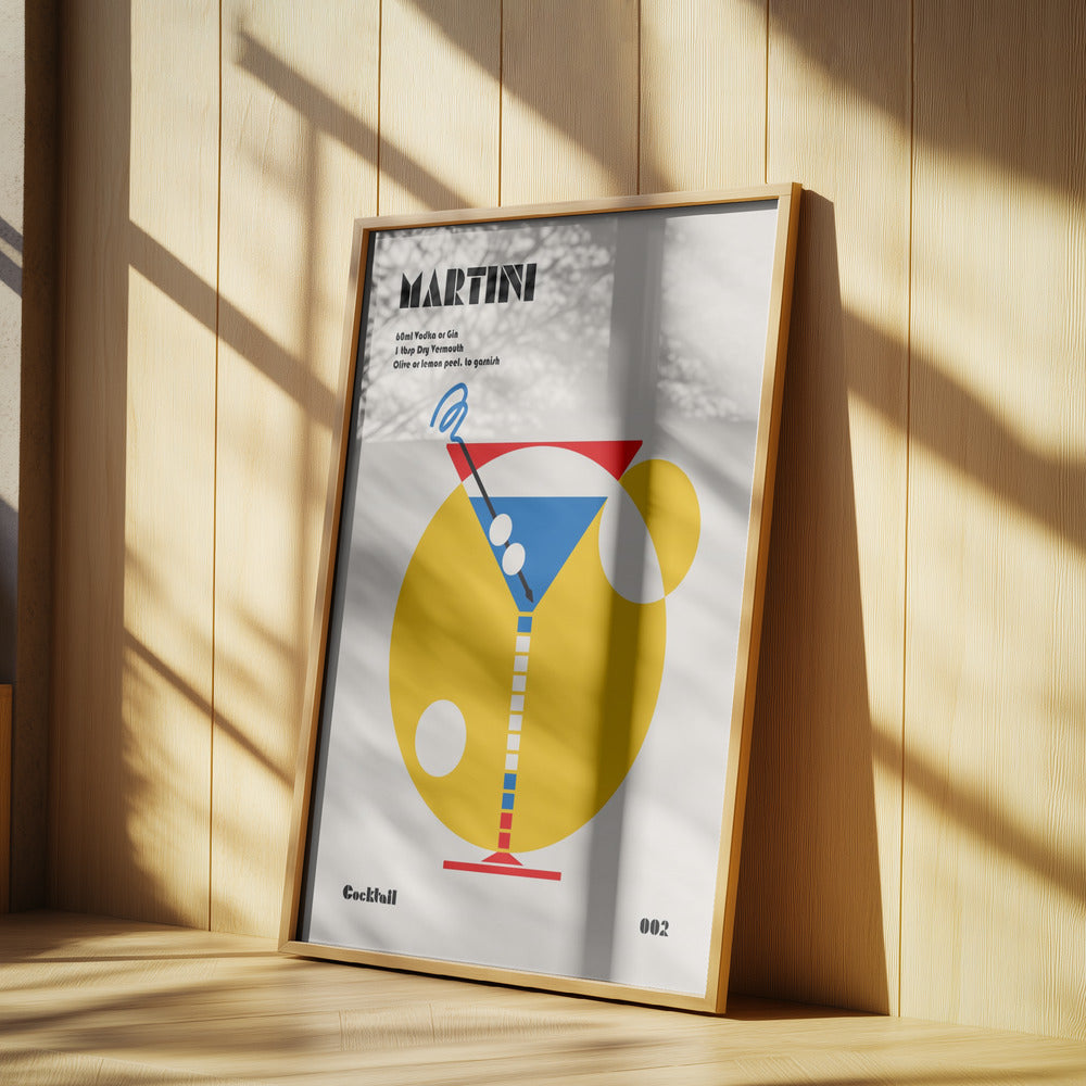 Martini Bauhaus Cocktail | Poster