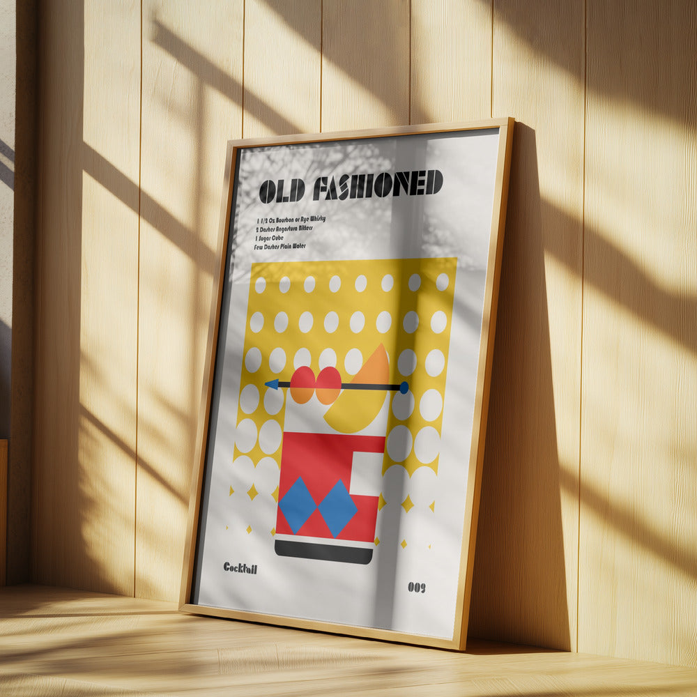 Gammaldags Bauhaus-cocktail | Poster