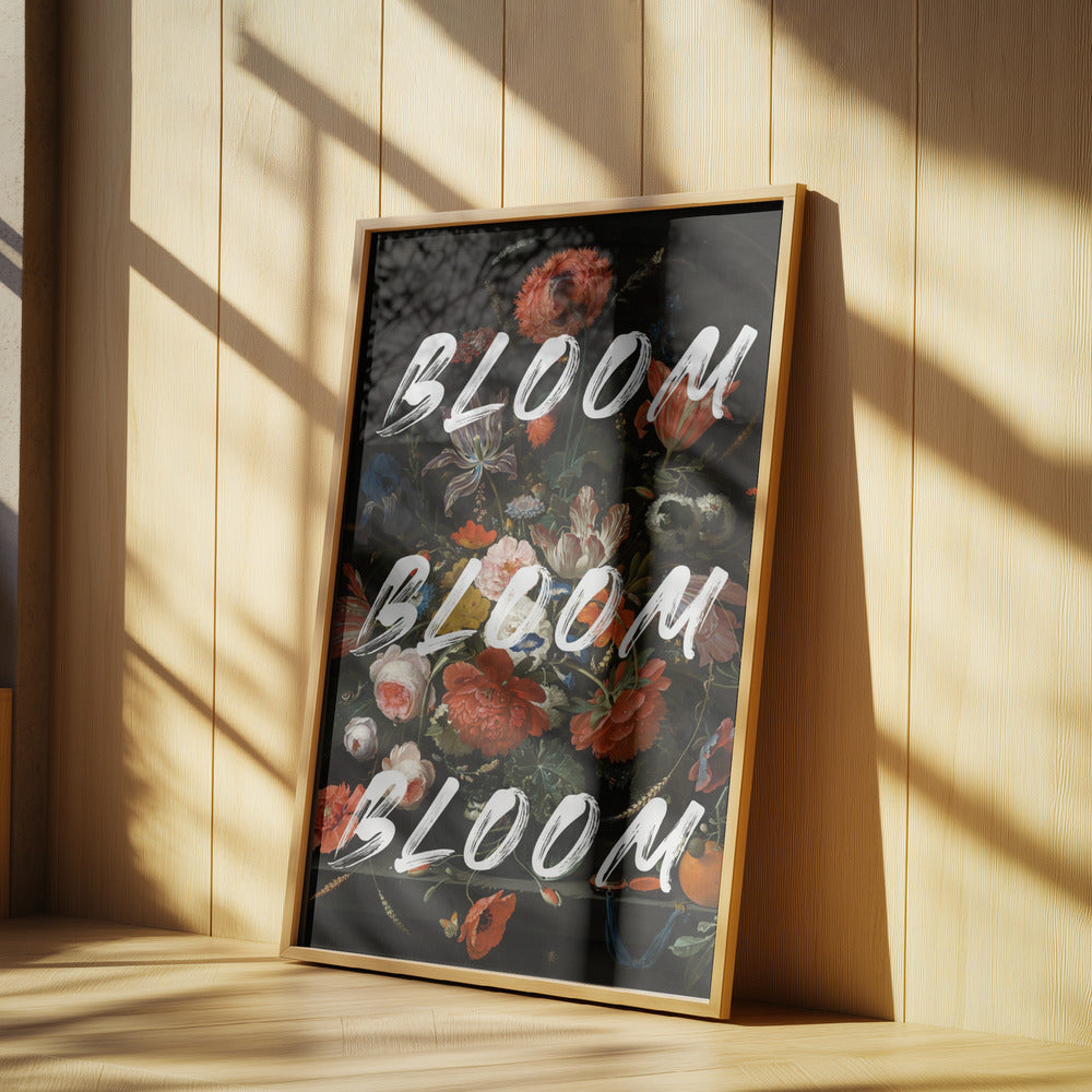 Vintage Blumen Poster