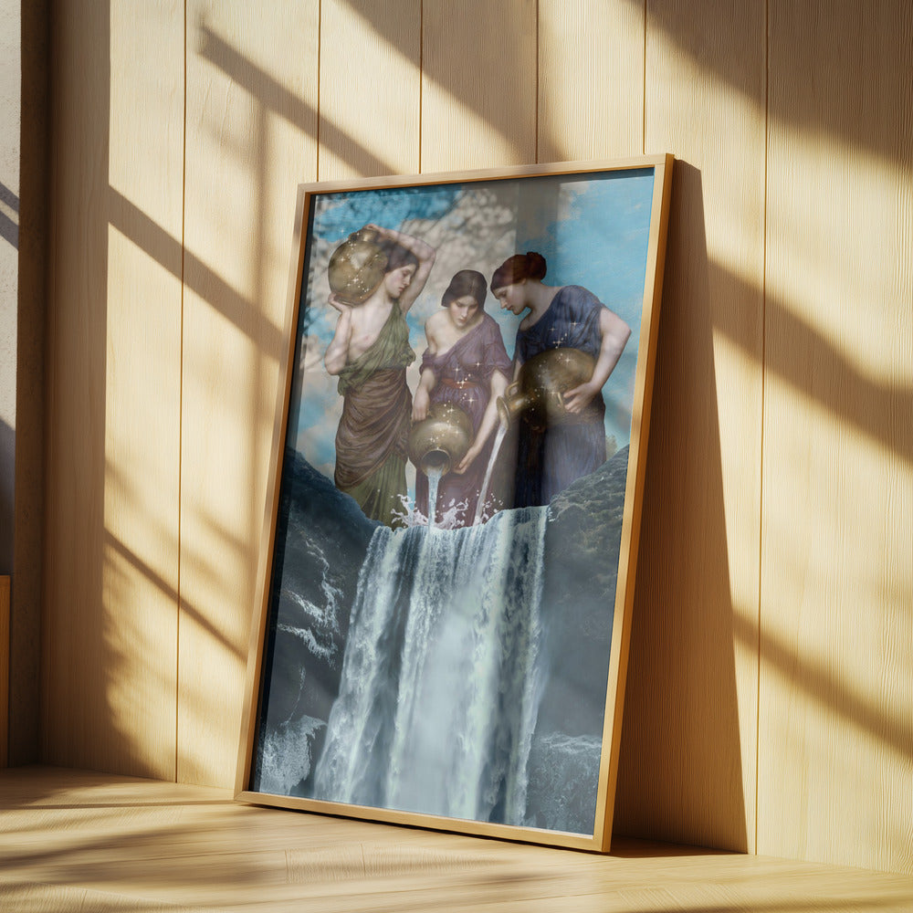 Magischer Wasserfall | Poster - Kunstdruck
