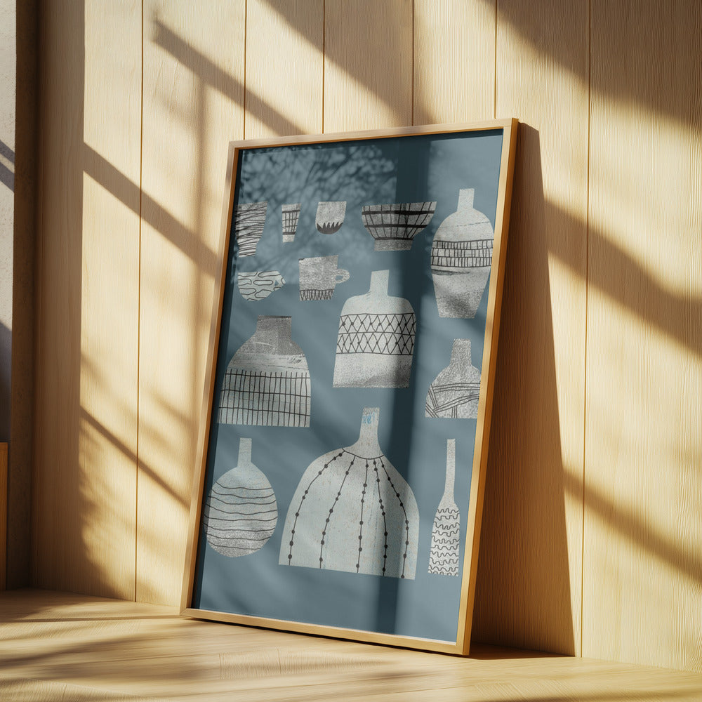 Keramik und Muster | Poster