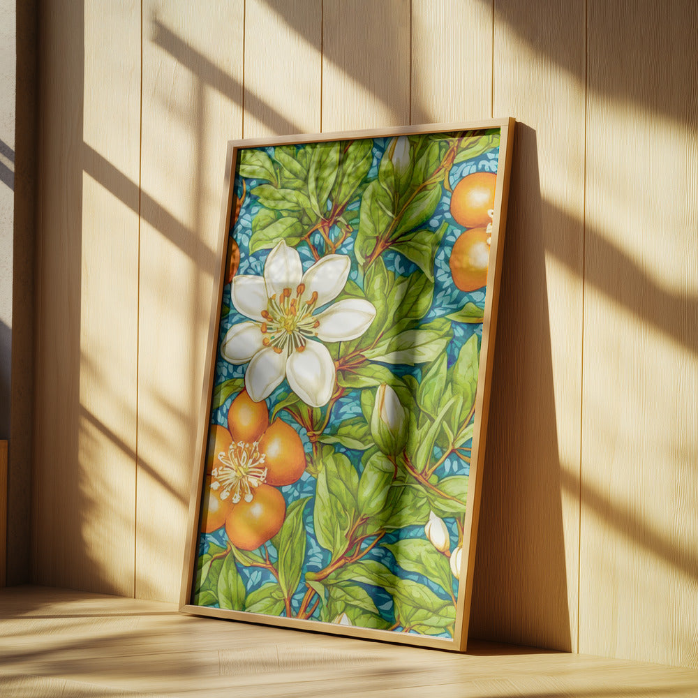 Orange Blossom Nature Plant | Poster