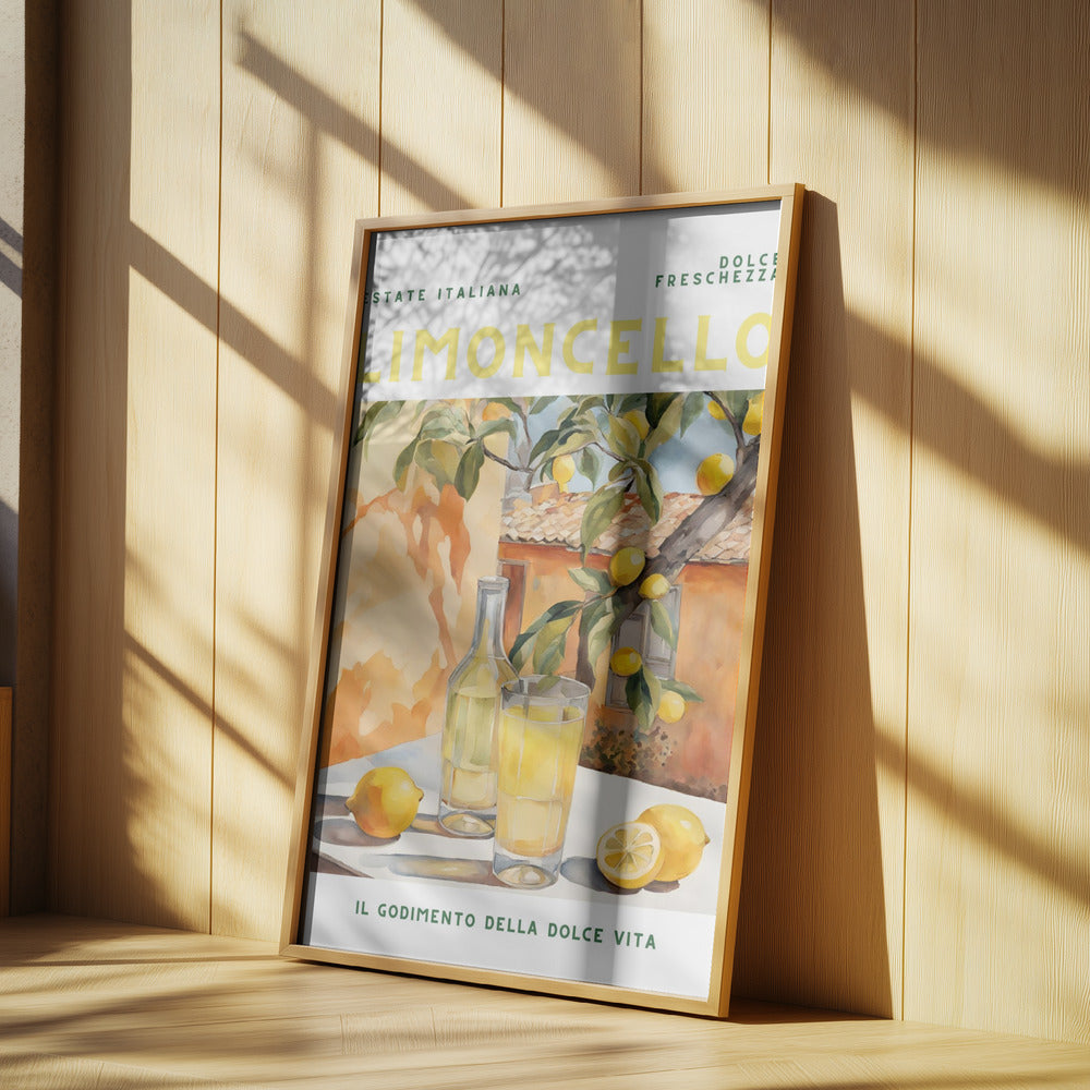 Limoncello, Aquarell, Fresh | Poster