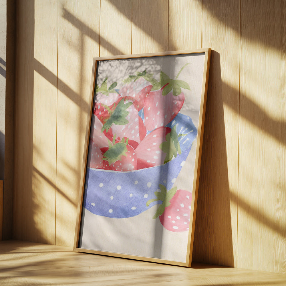Erdbeeren in Schale | Poster