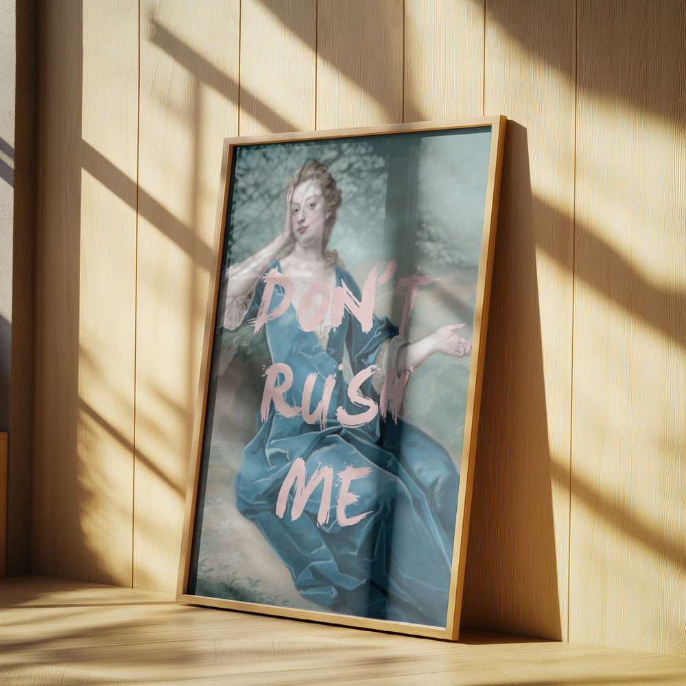 Dontrushmeteal Ratio2x3 | Poster