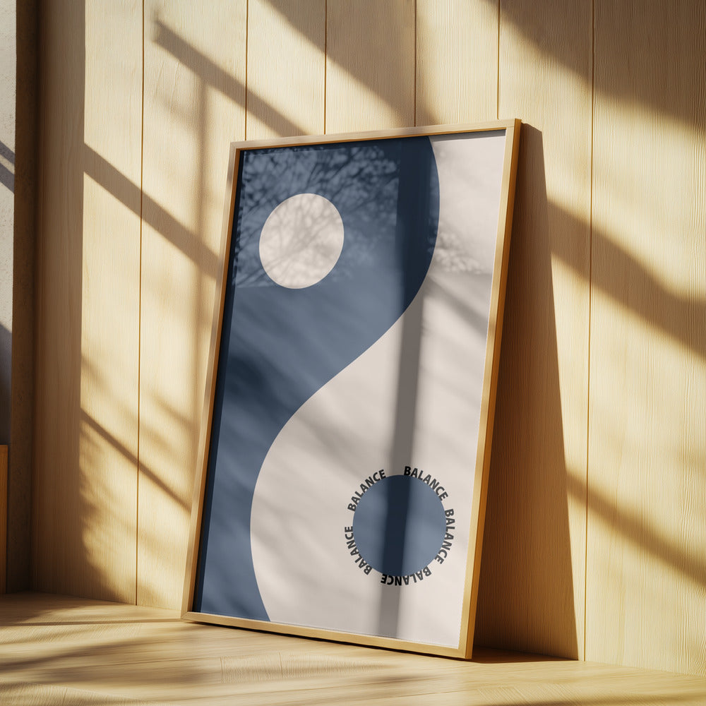 Balance Blue | Poster