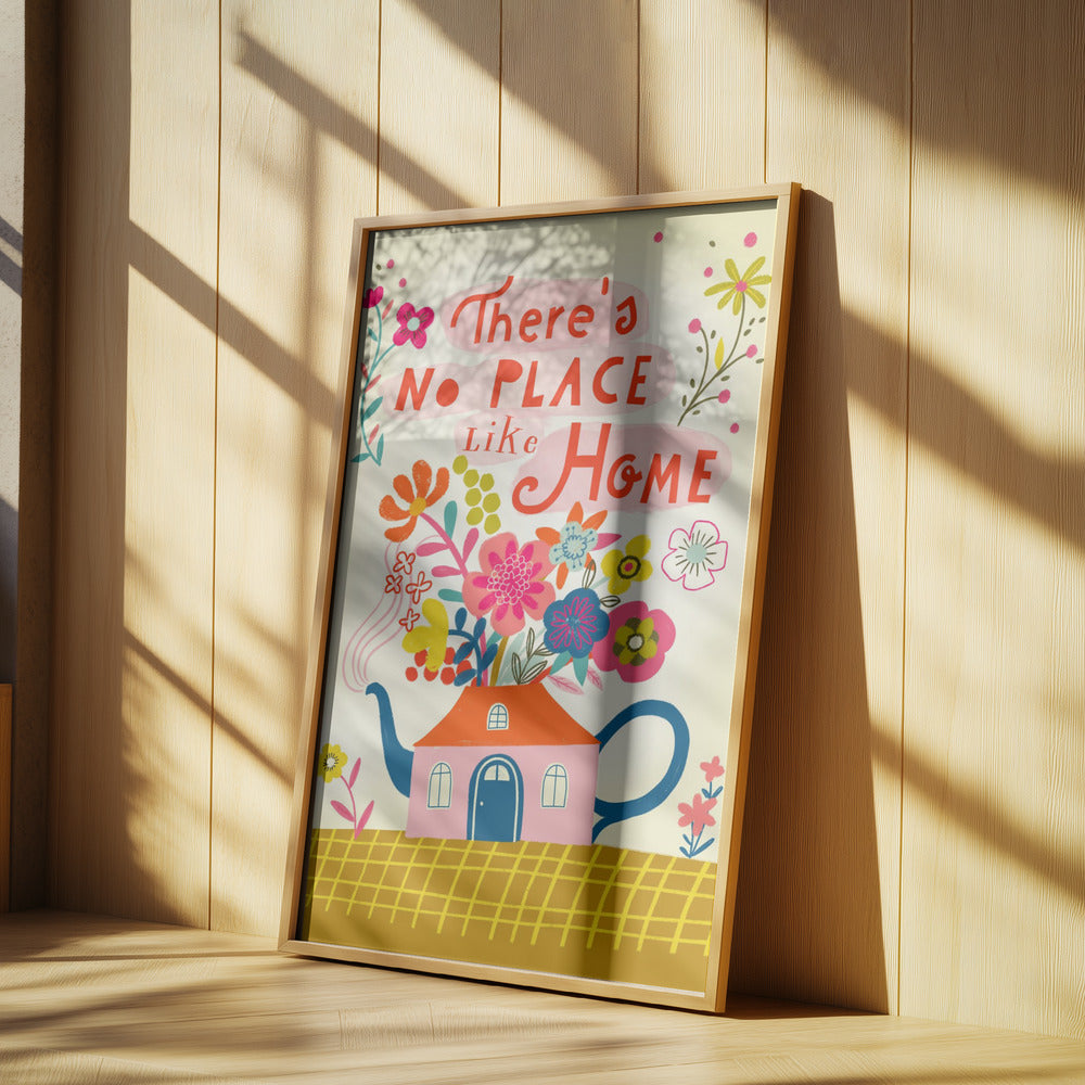 Wunderliches Teekannenhaus | Poster - Kunstdruck