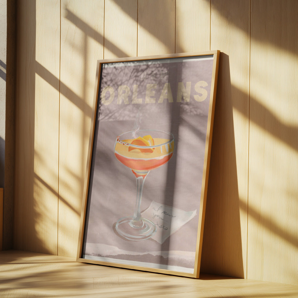 New Orleans Cocktail Travel Poster | Poster