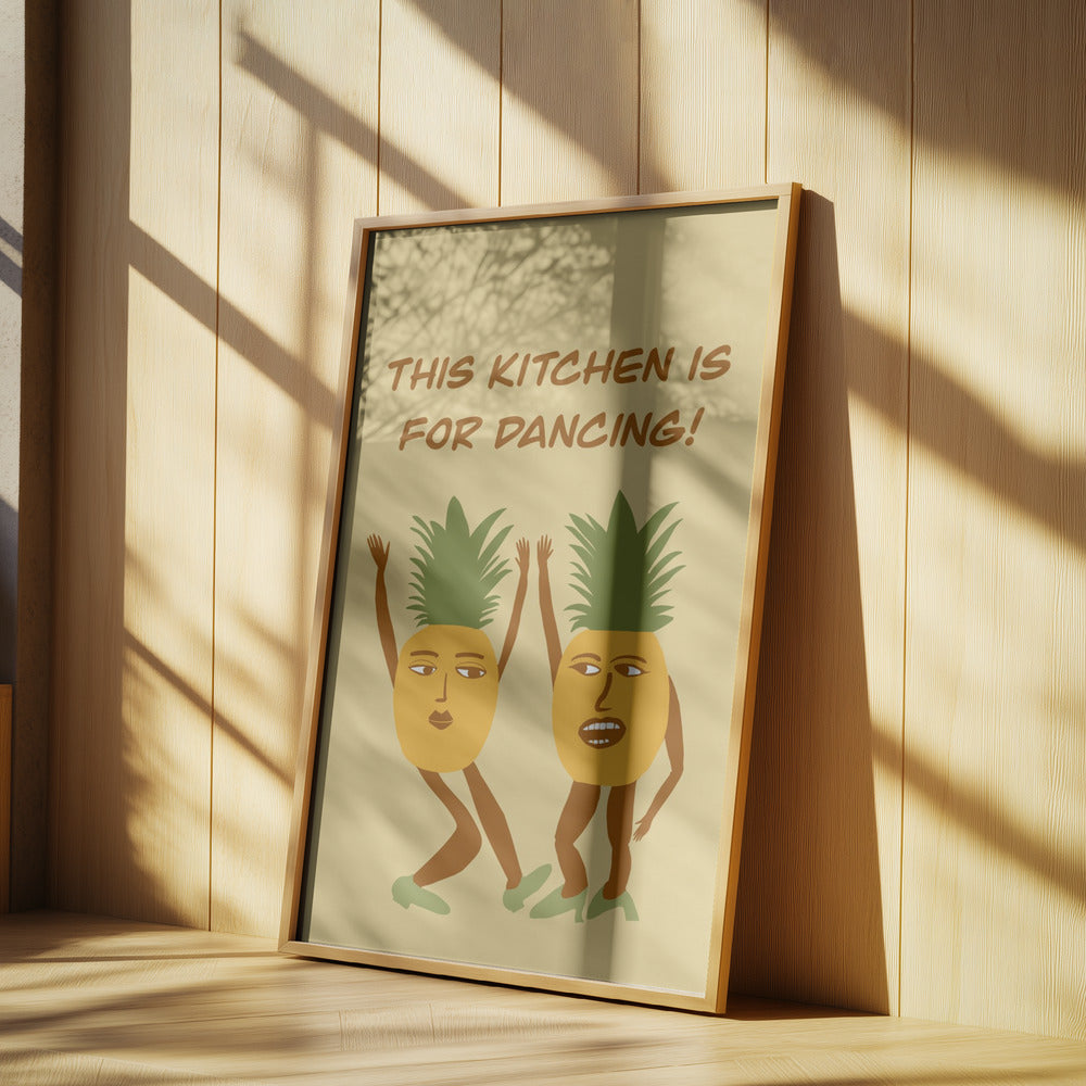 Dancing pineapples | Poster