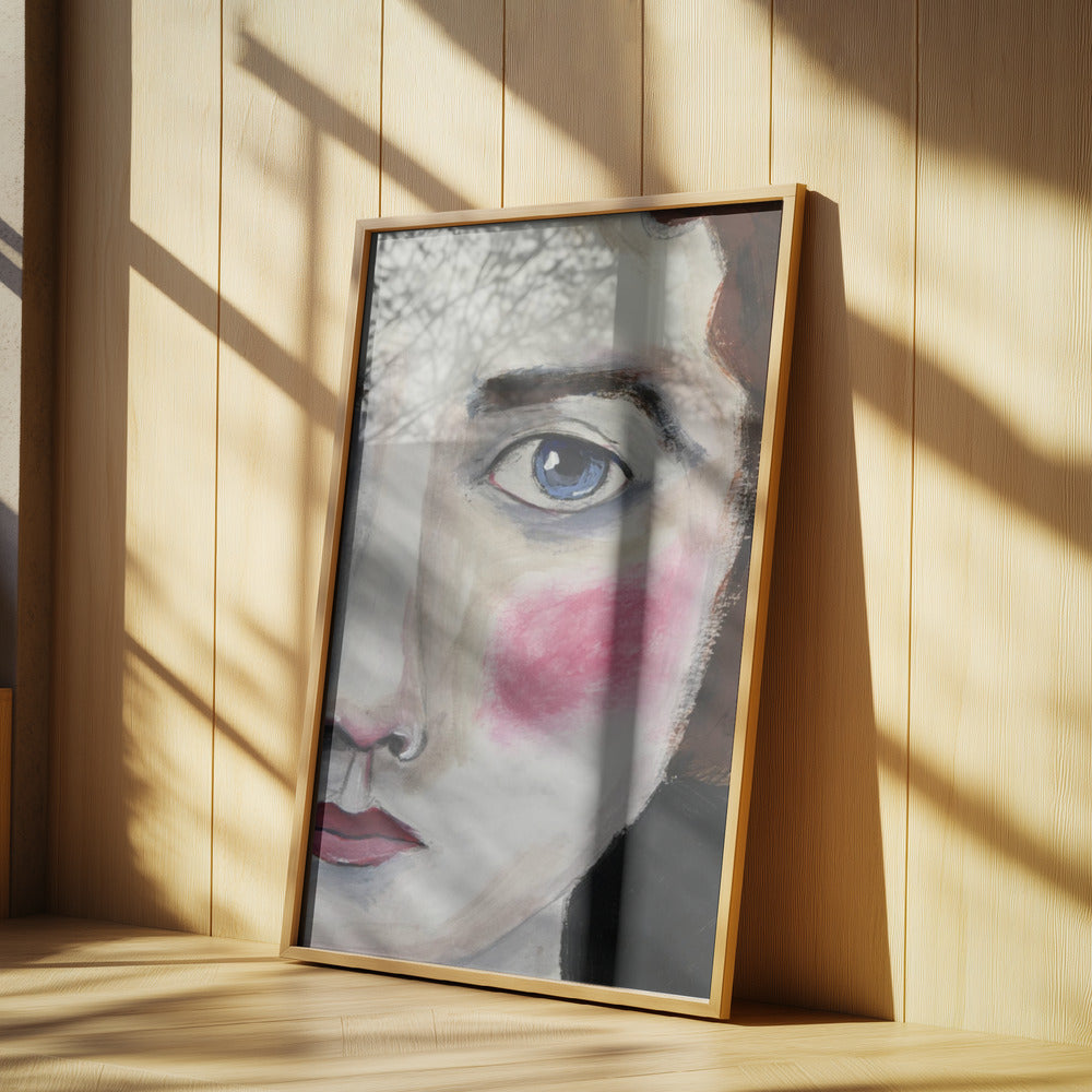 blaue Augen | Poster