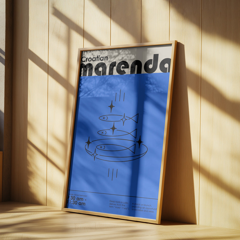 Kroatische Marenda | Poster