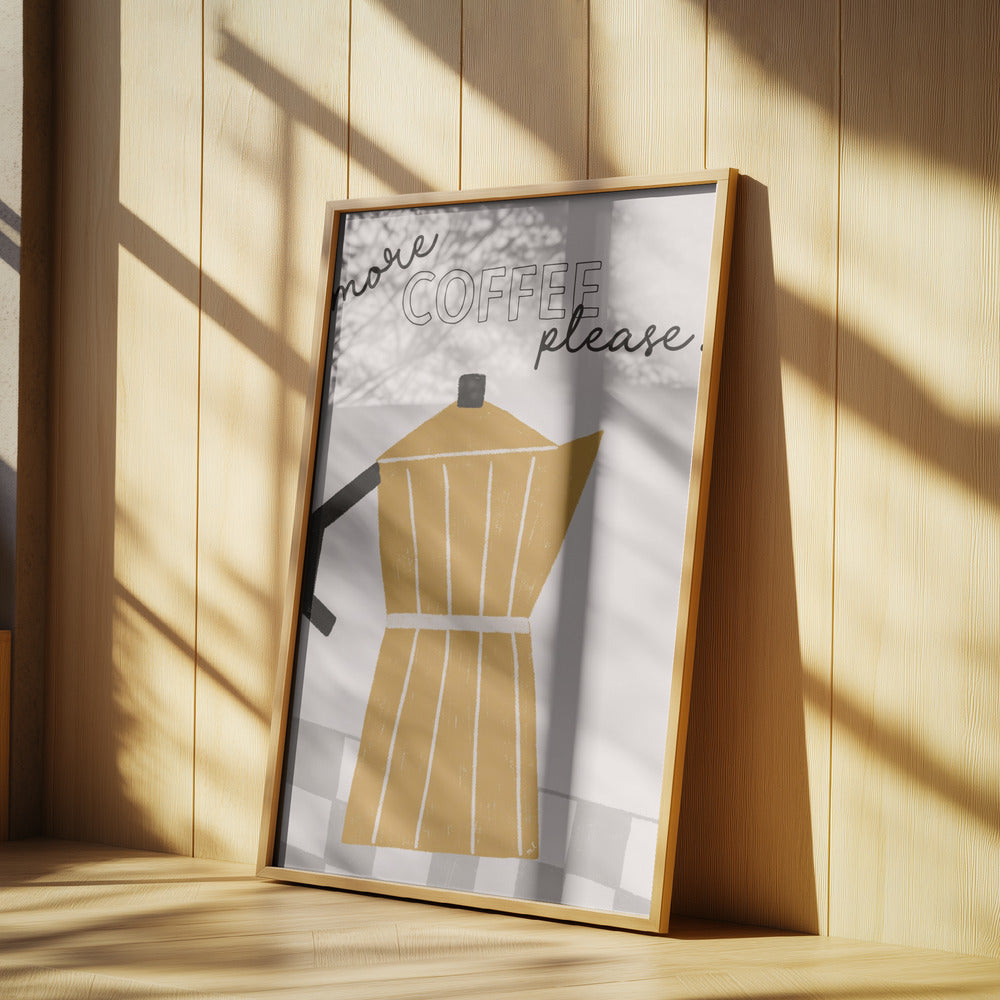 Mehr Kaffee | Poster