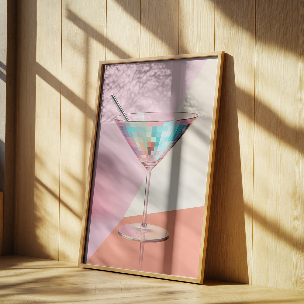 Prickelnder Martini | Poster