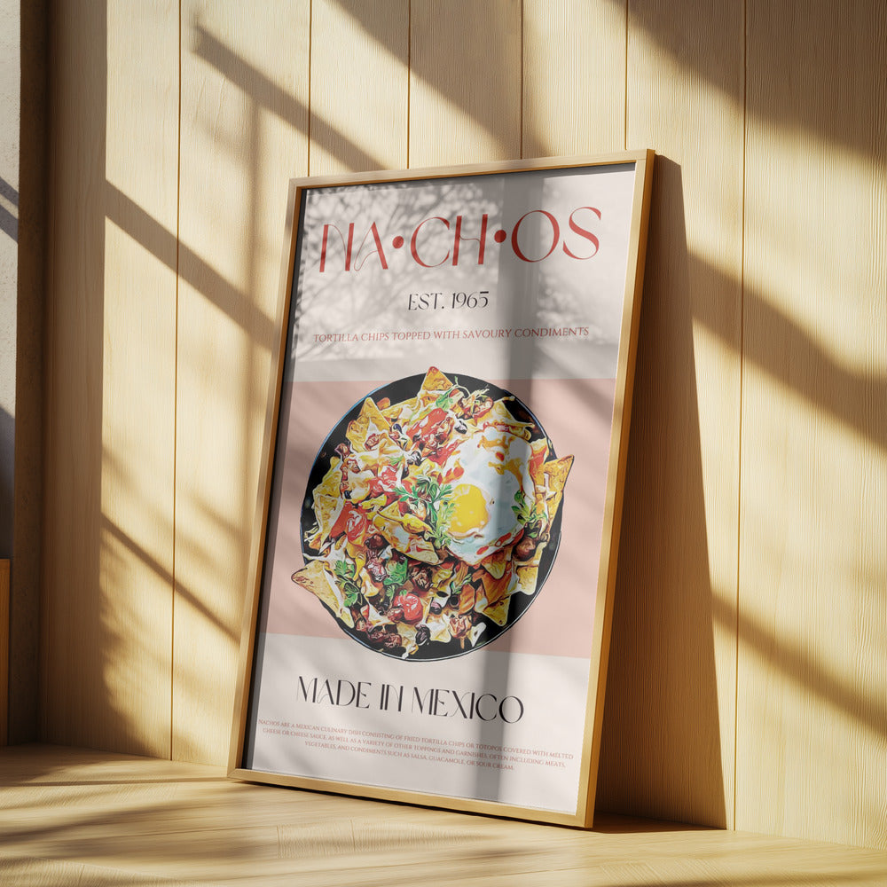Bunte mexikanische Nachos | Poster