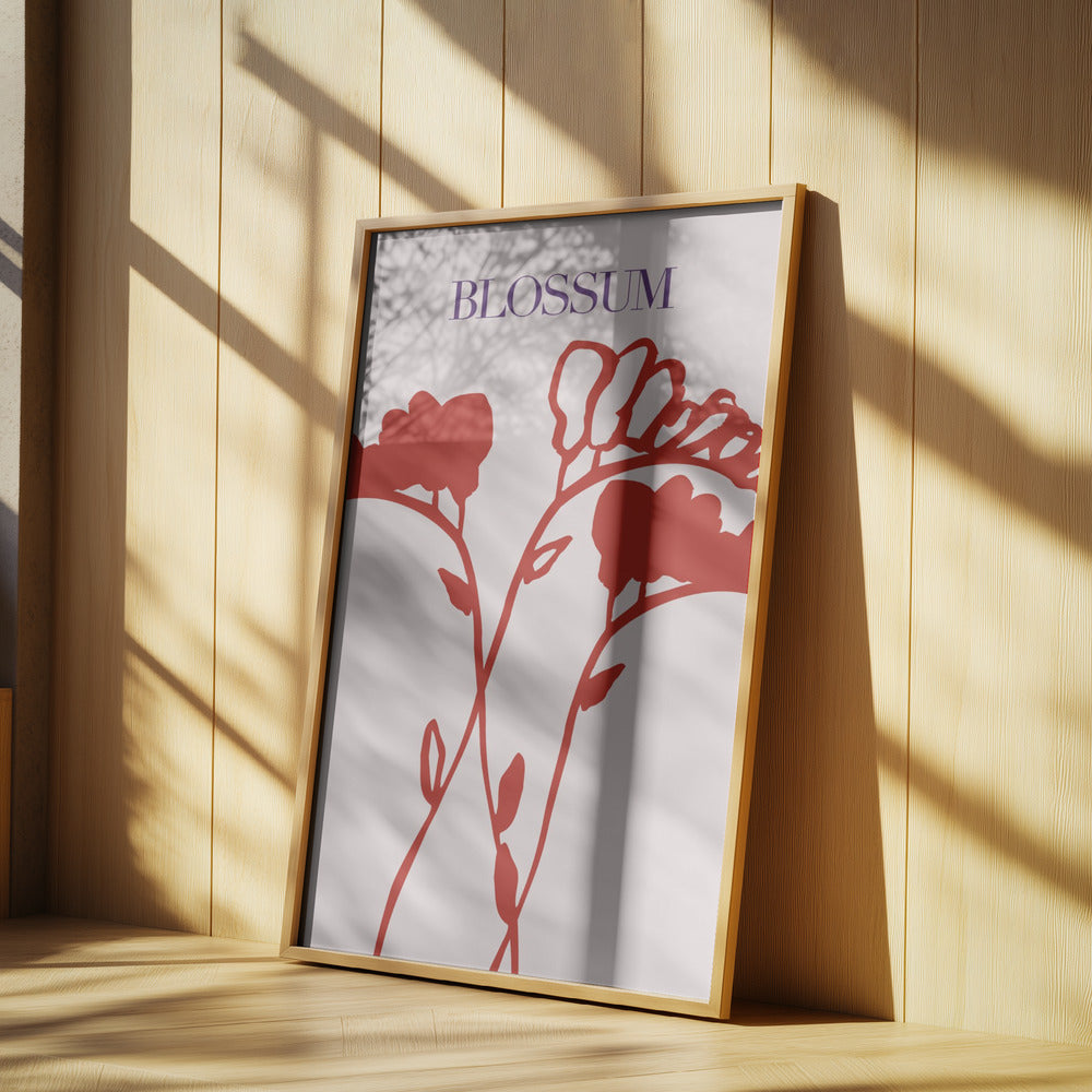 Purpurrote Blüten | Poster