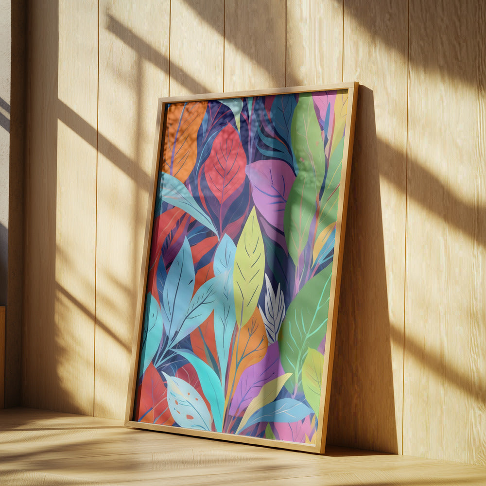 Colorful Leaves Forest | Poster