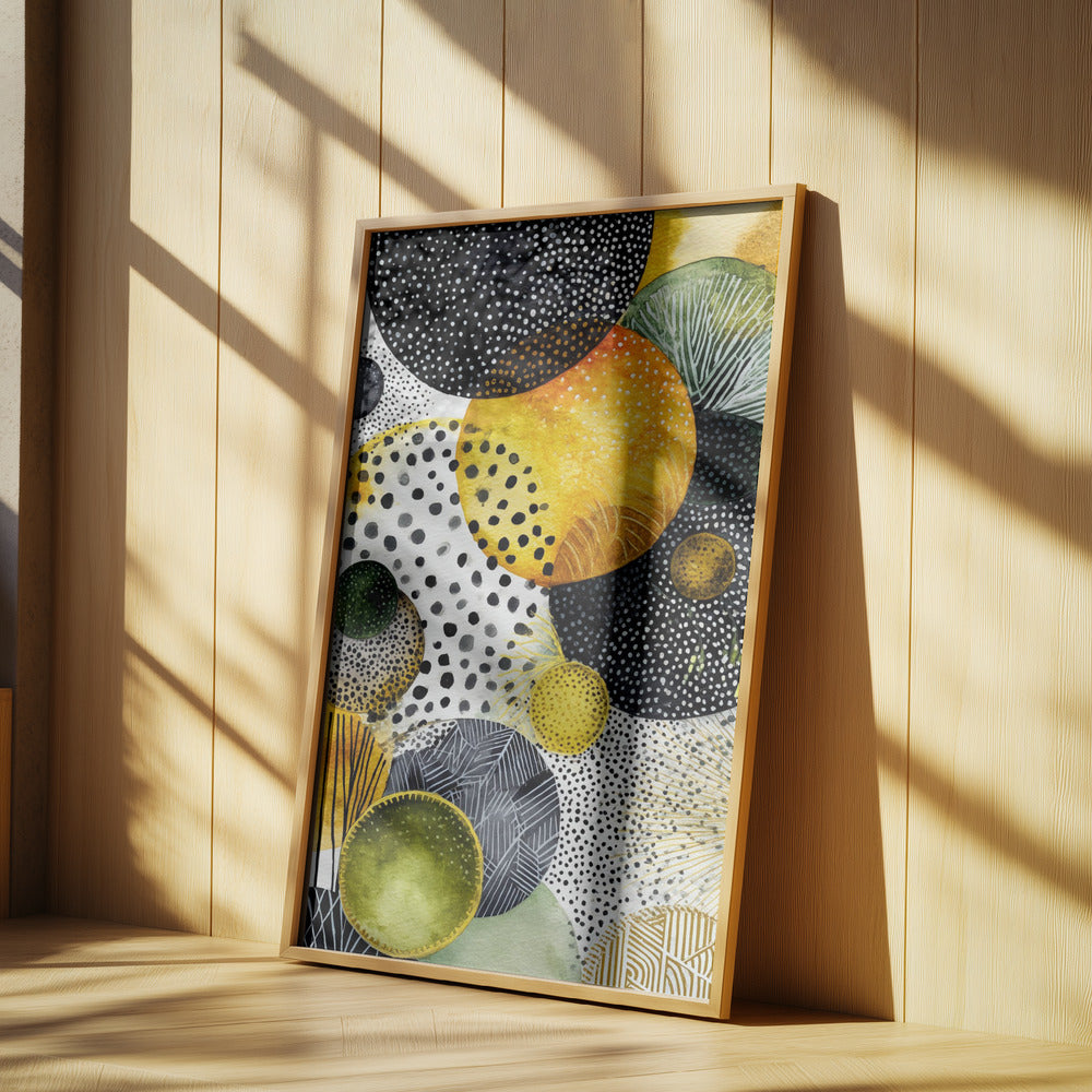 Composition with Overlapping Circles | Poster