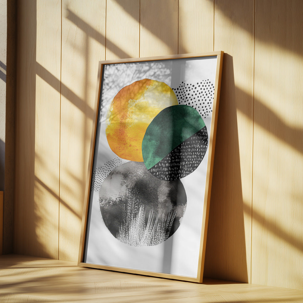 Composition with Overlapping Circles | Poster