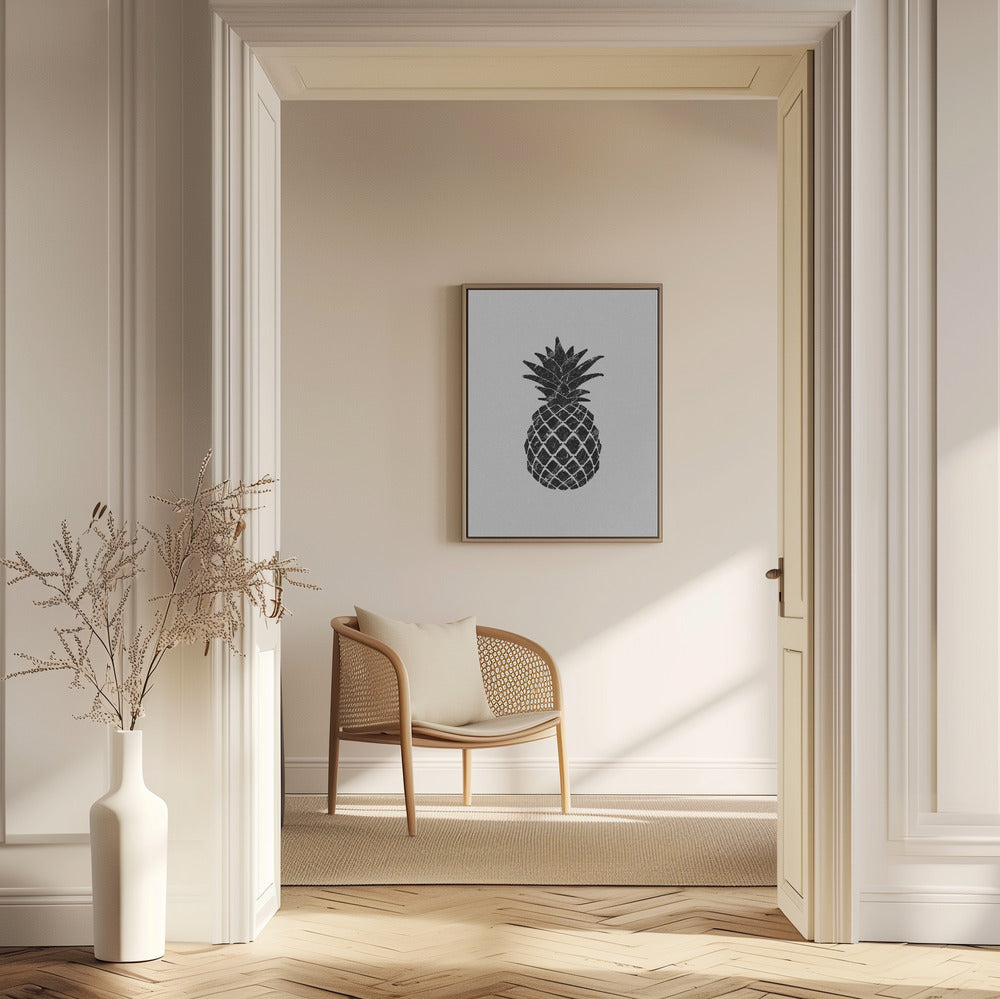 Marmorierte Ananas | Poster - Kunstdruck