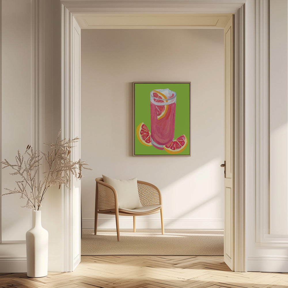 Grapefruit Paloma Pistachio | Poster
