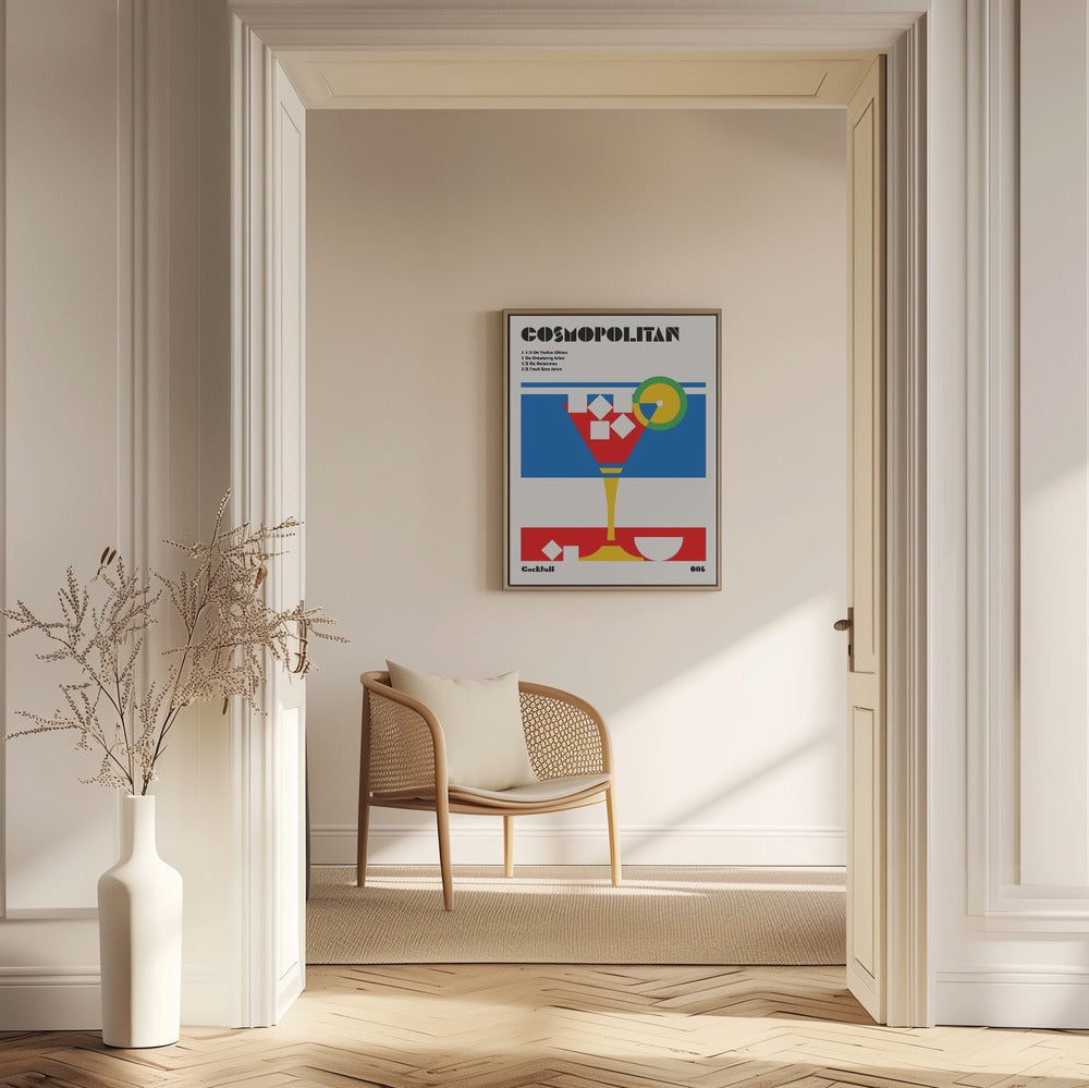 Cosmopolitan Bauhaus Cocktail | Poster
