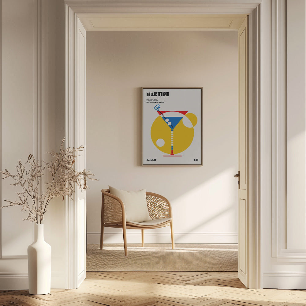 Martini Bauhaus Cocktail | Poster
