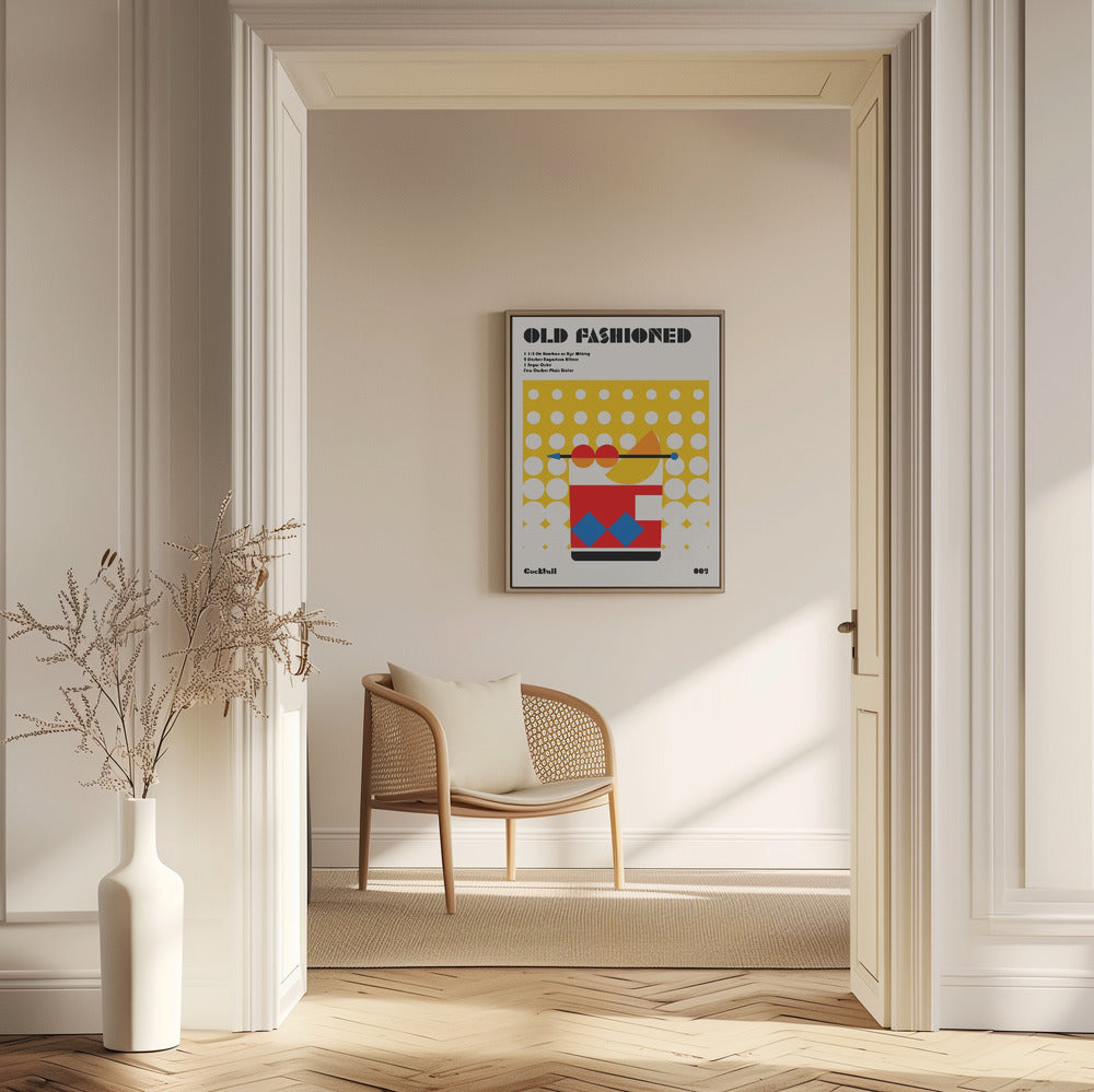 Gammaldags Bauhaus-cocktail | Poster