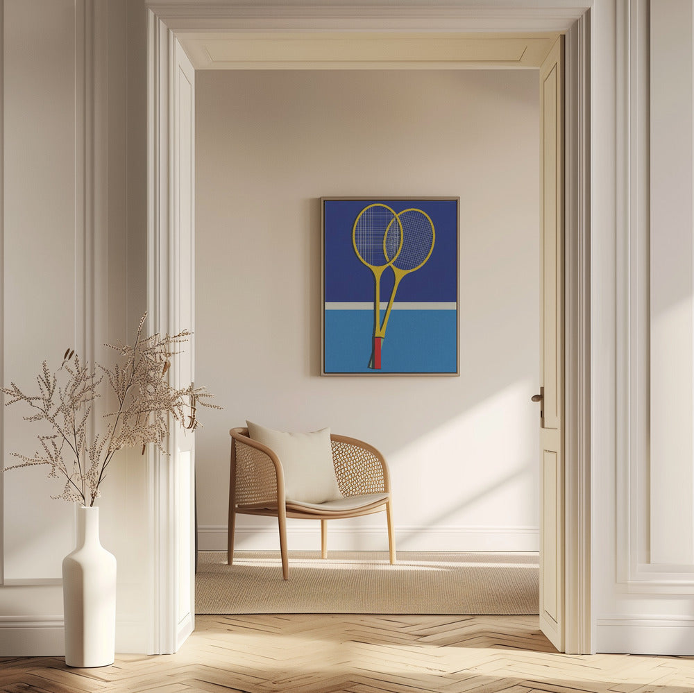 Wooden Badminton Rackets | Poster