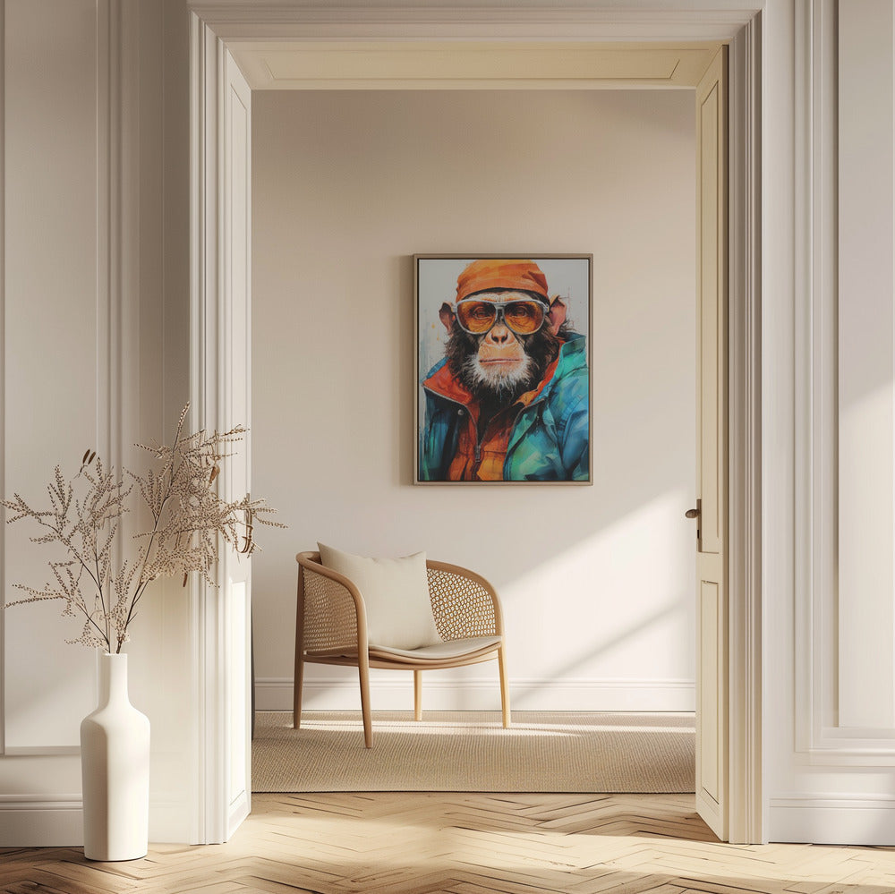 Gorilla Aquarell Tierkunst | Poster
