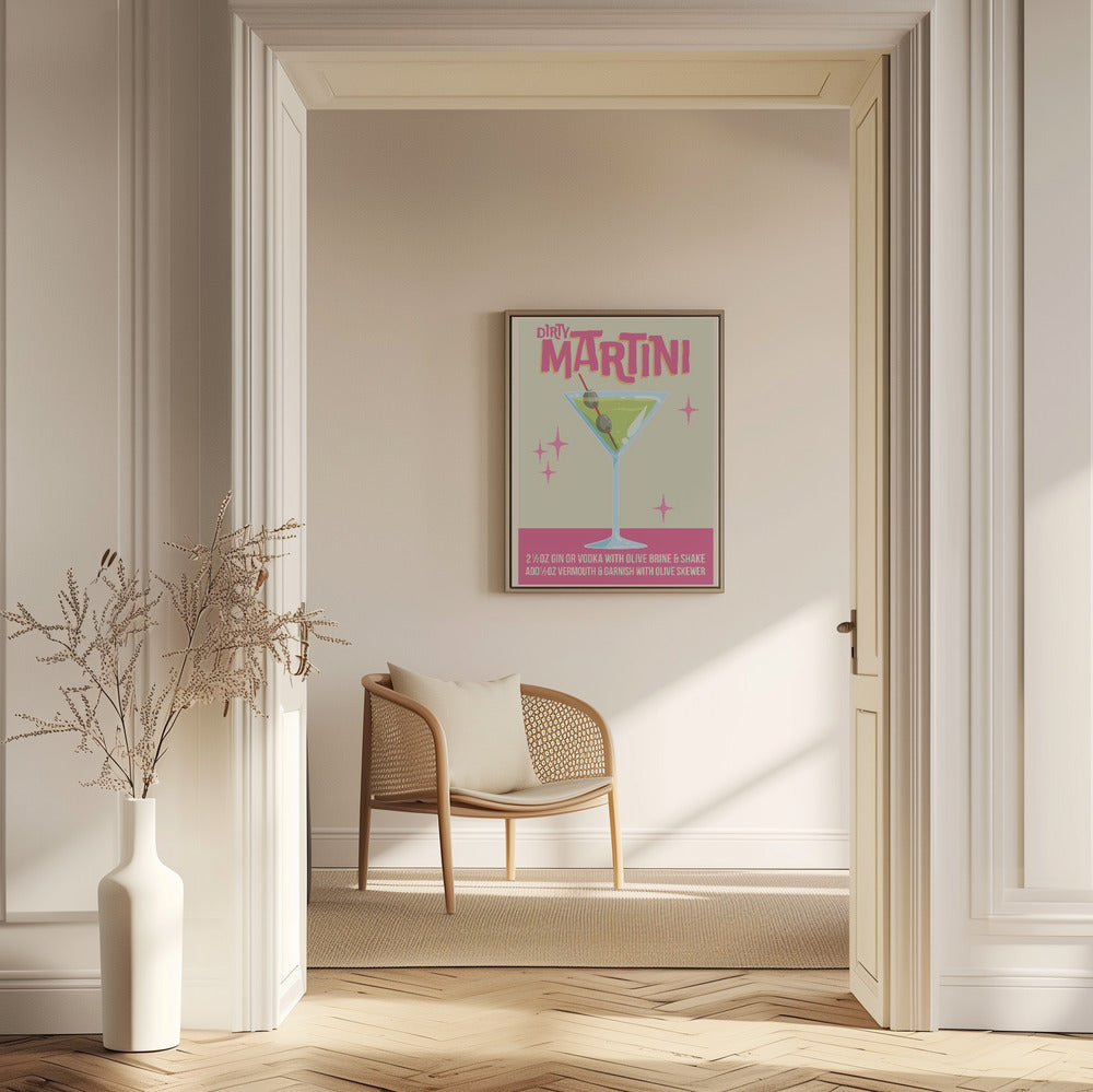 Dirty Martini Cocktail 01.png | Poster
