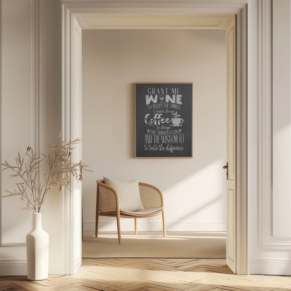 Wein und Kaffee | Poster