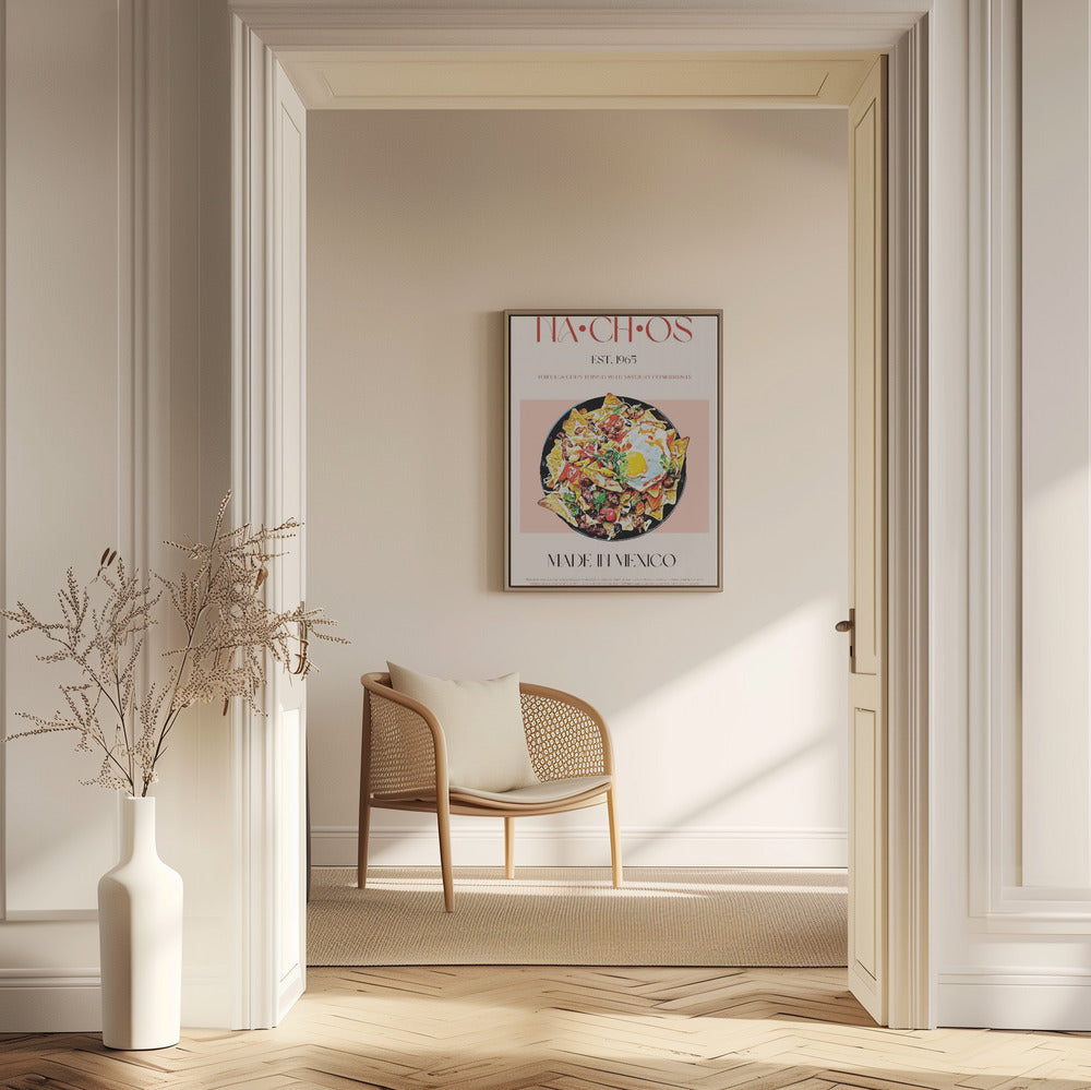 Bunte mexikanische Nachos | Poster