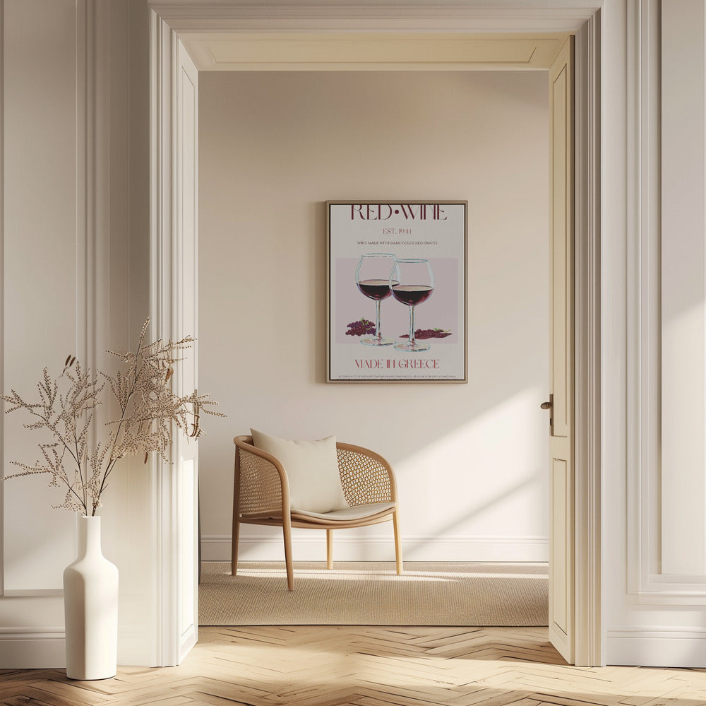 Greek Wine Elegance | Poster