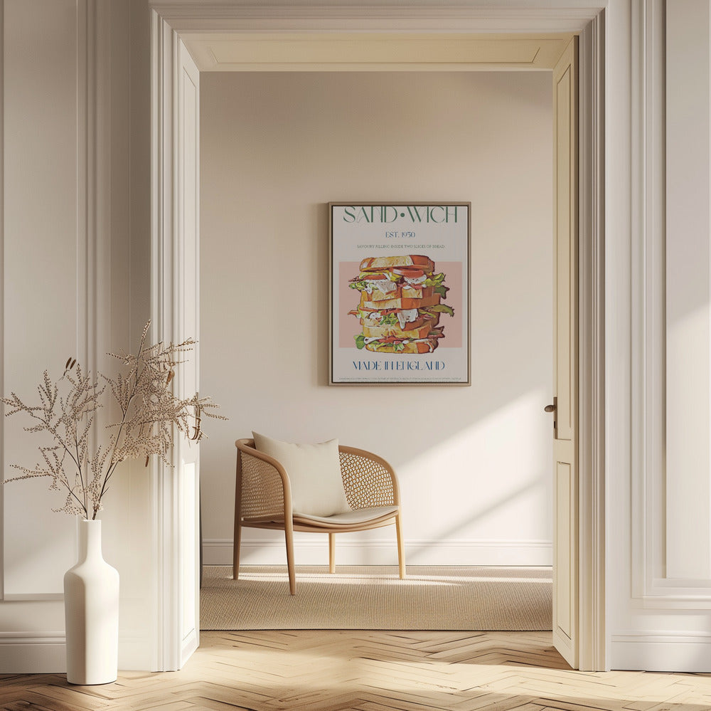 Classic Sandwich Made In England | Poster