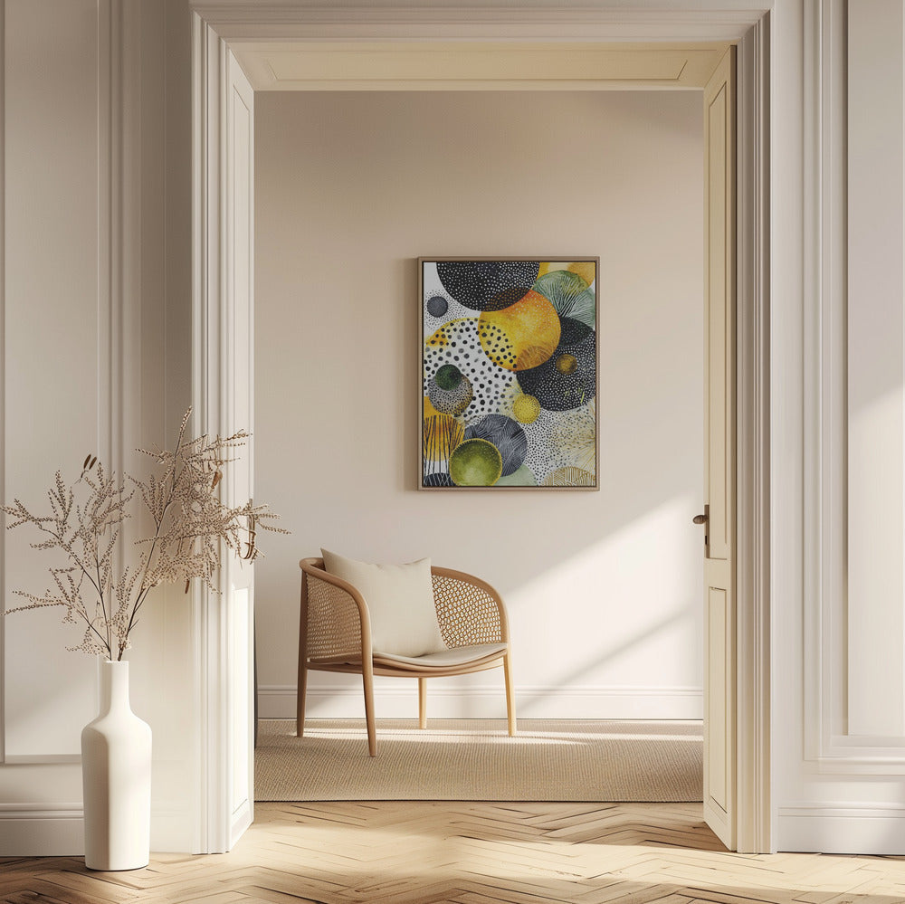 Composition with Overlapping Circles | Poster