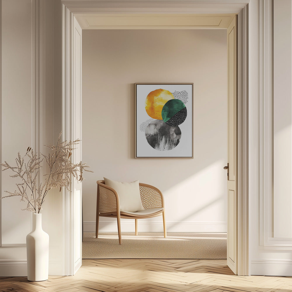 Composition with Overlapping Circles | Poster