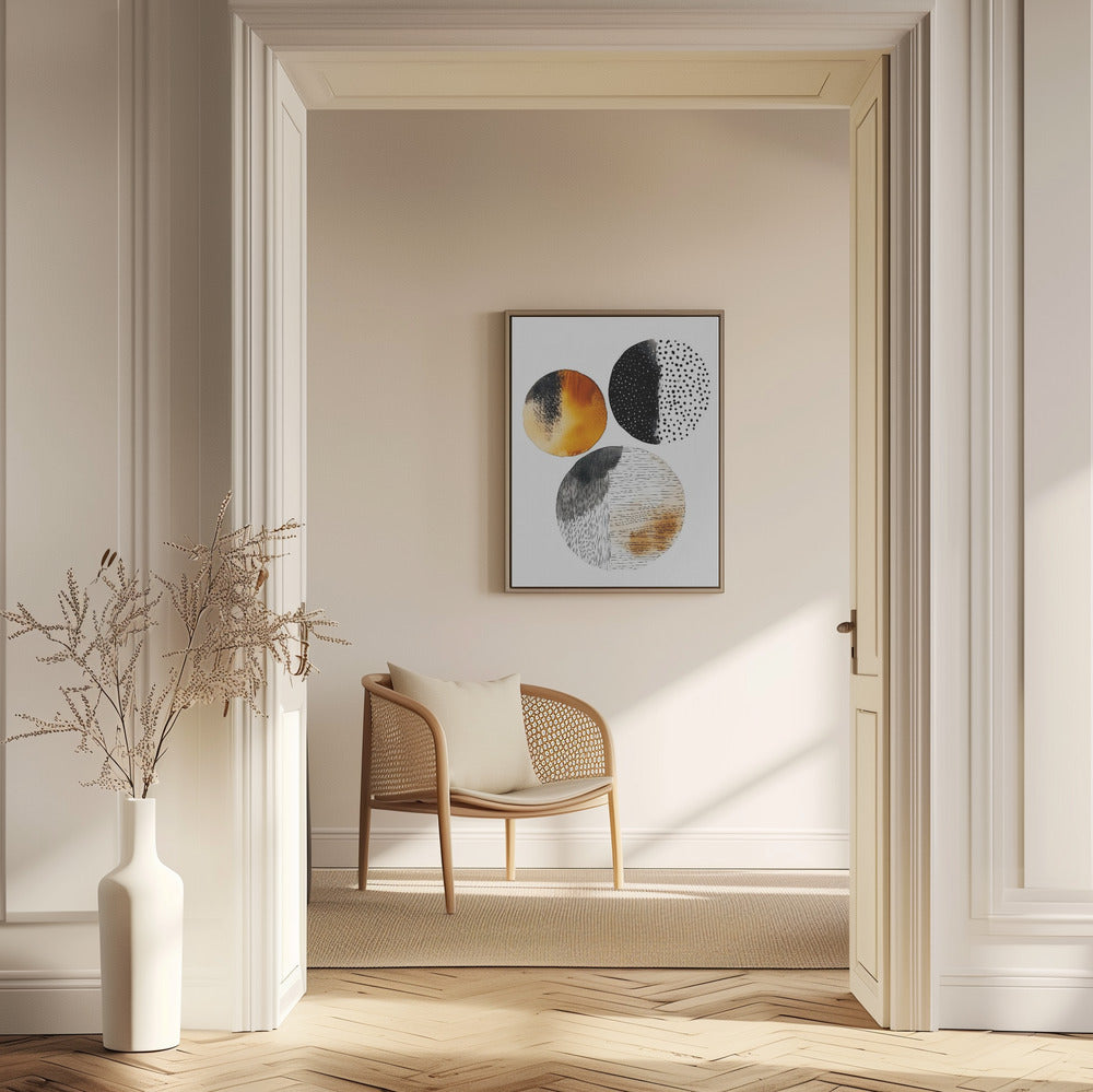 Composition with Overlapping Circles | Poster