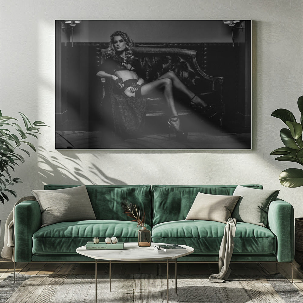 Alexia en noir | Canvas