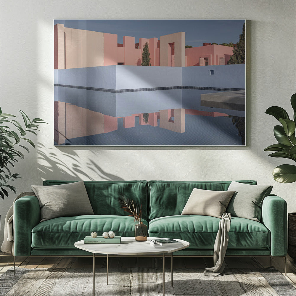 Mur rouge #26 | Tableaux sur Toile