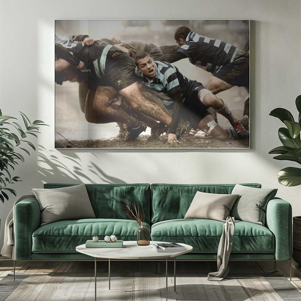 Rugby im alten Stil | Leinwand-Bilder