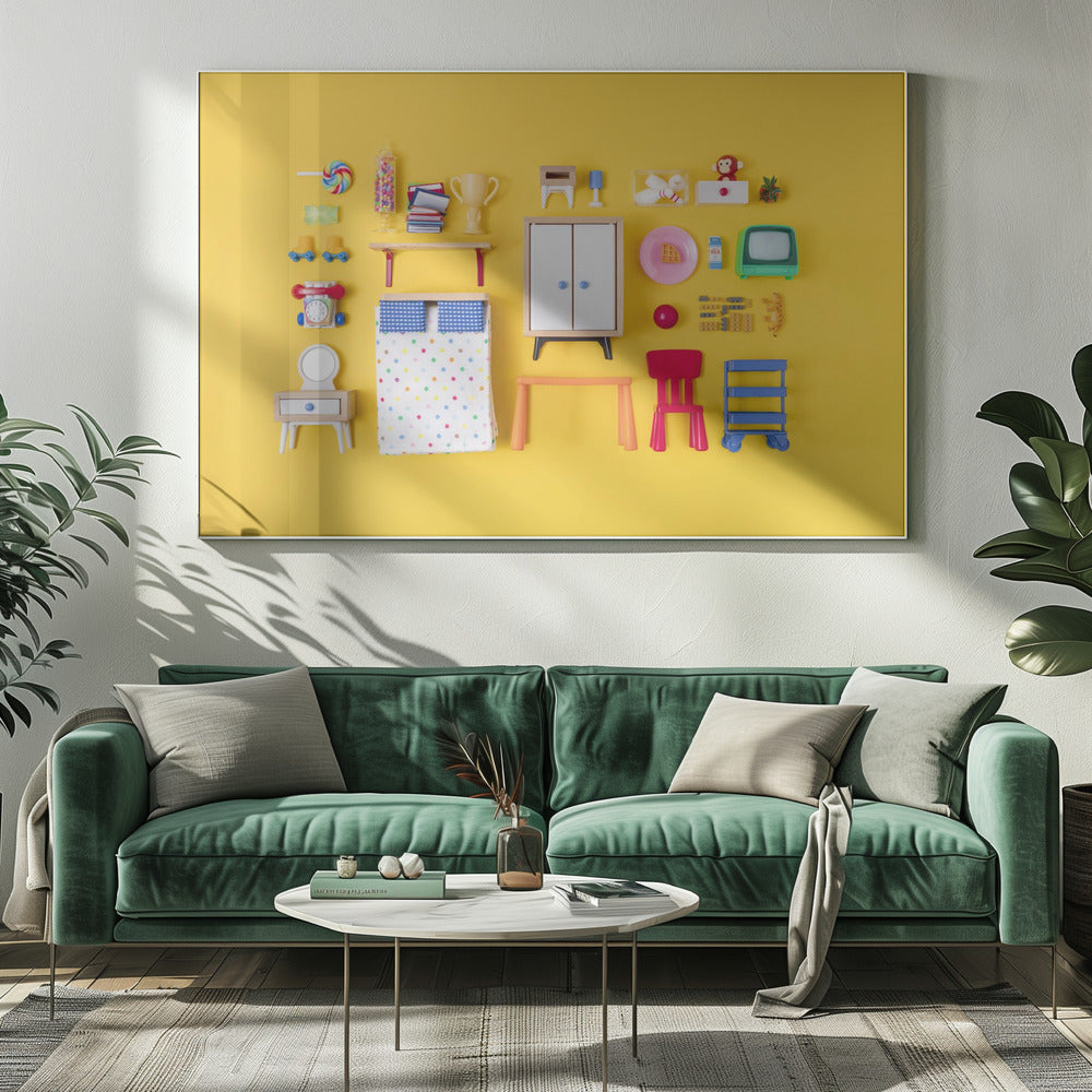 Puppenhauskind S Zimmer | Leinwand-Bilder