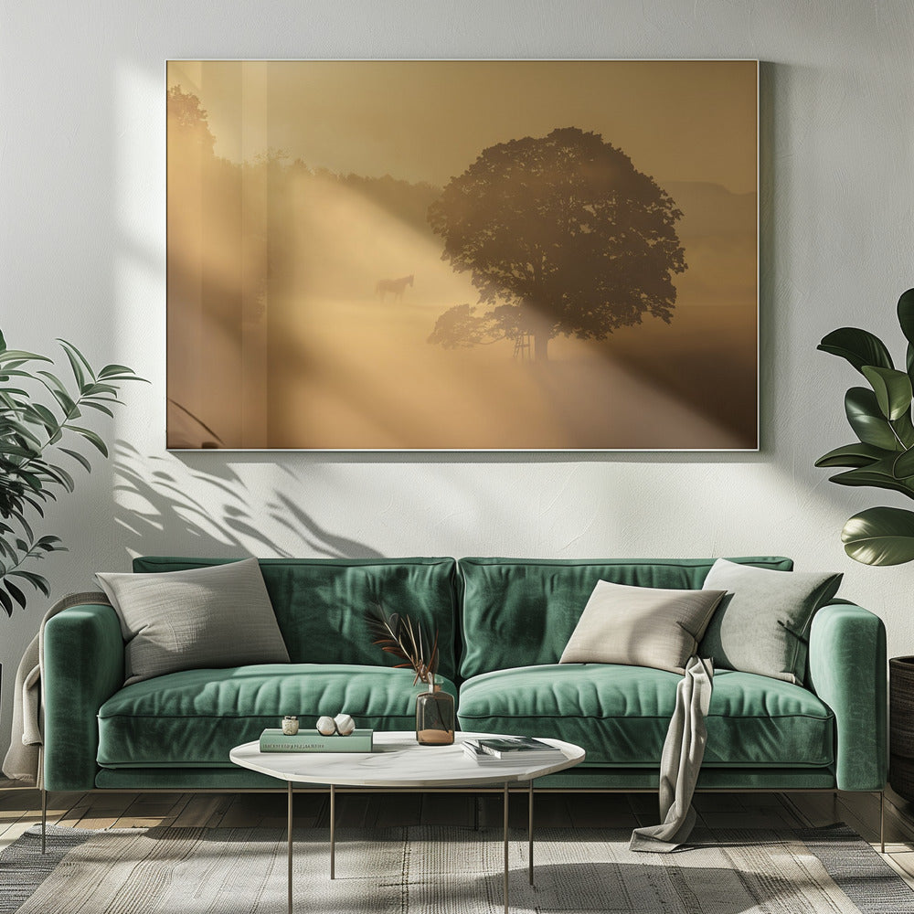 autumn morning | Canvas