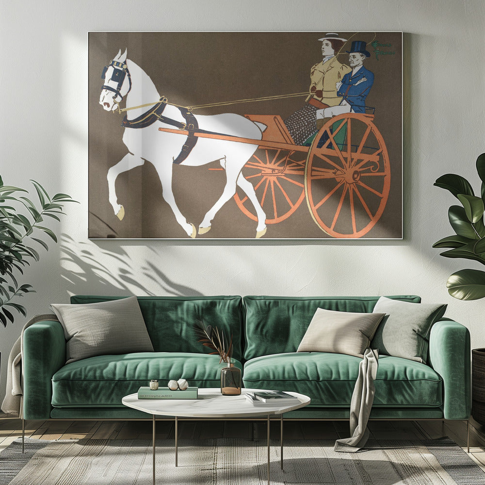 Women In Carriage (ca. 1890–1907) | Canvas