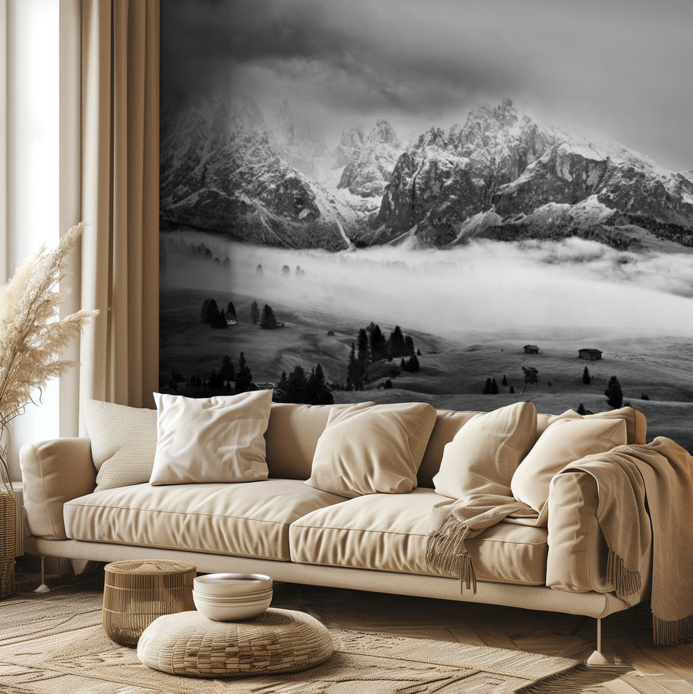 Foggy Dolomites | Wallpaper