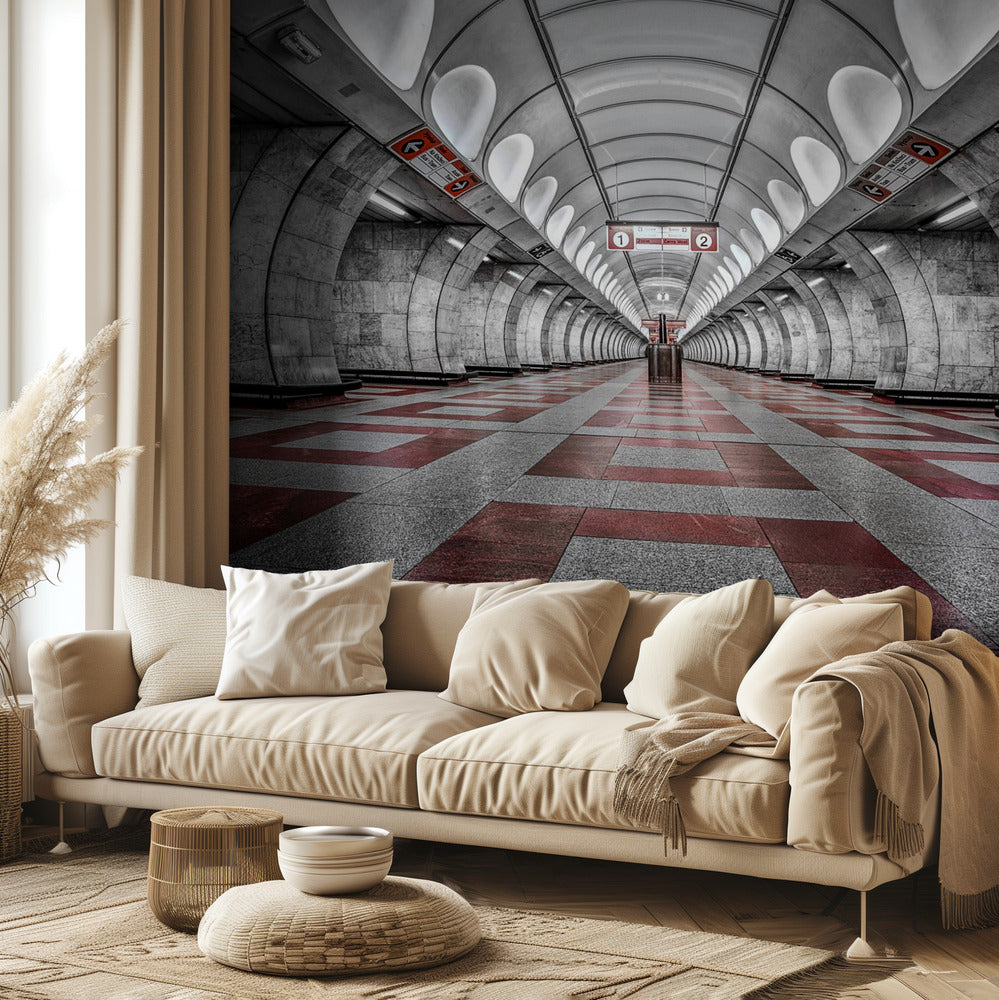 Metro de Praga | Papel Pintado Fotográfico