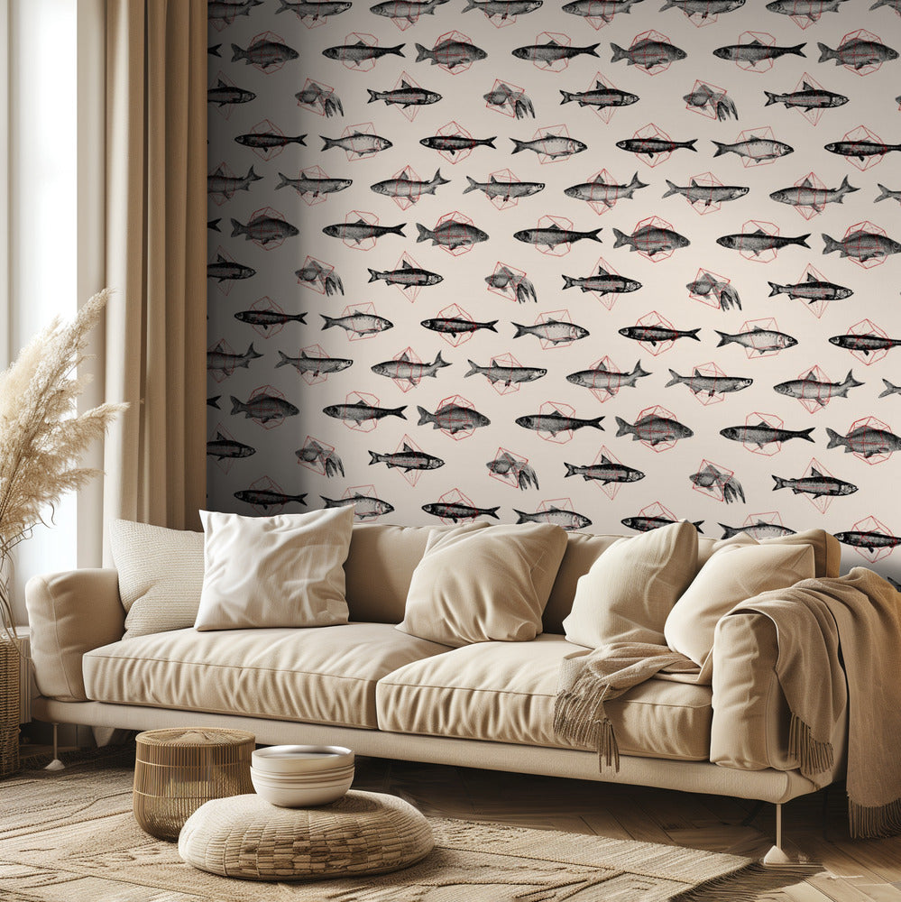 Fish In Geometrics Nº1 | Wallpaper