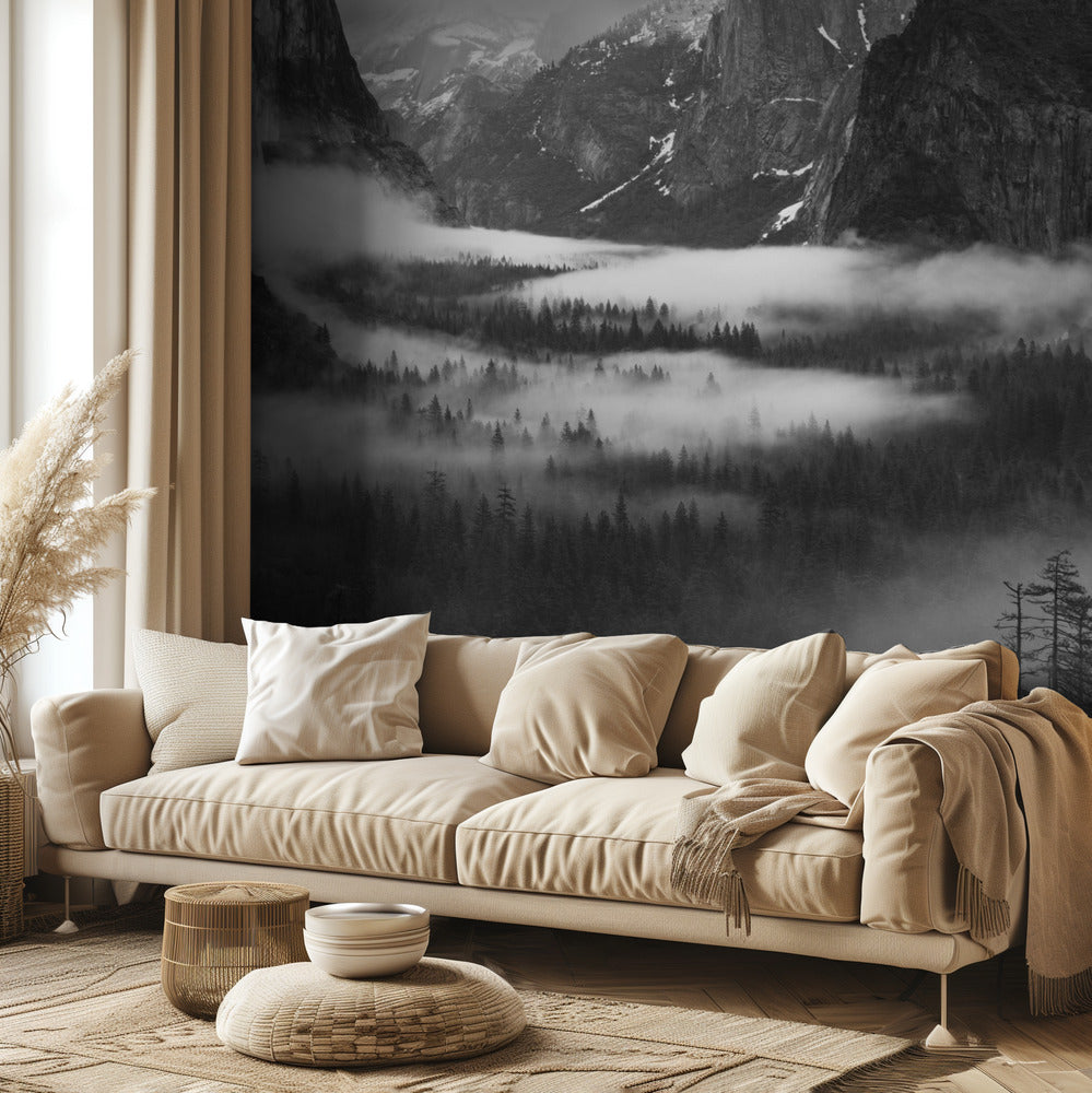 Fog Floating In Yosemite Valley | Wallpaper