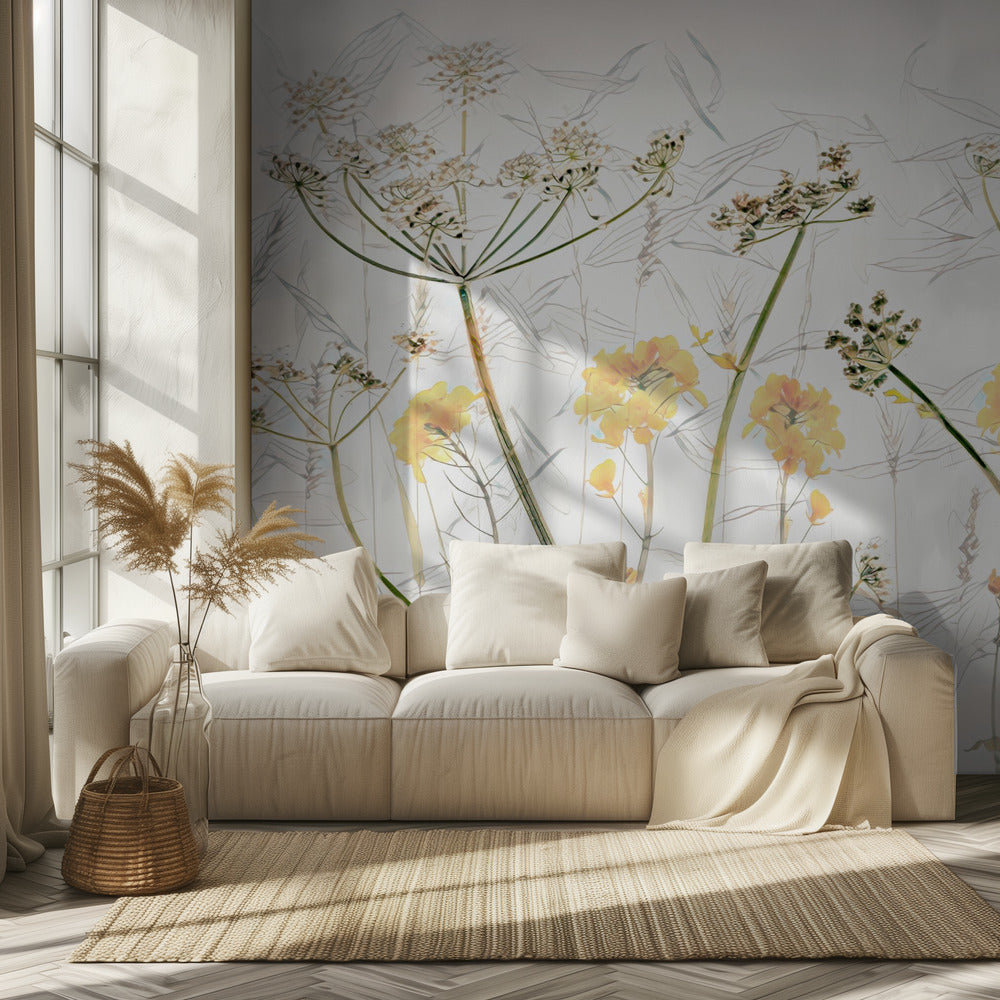 Vårblomstkunst | Fototapet