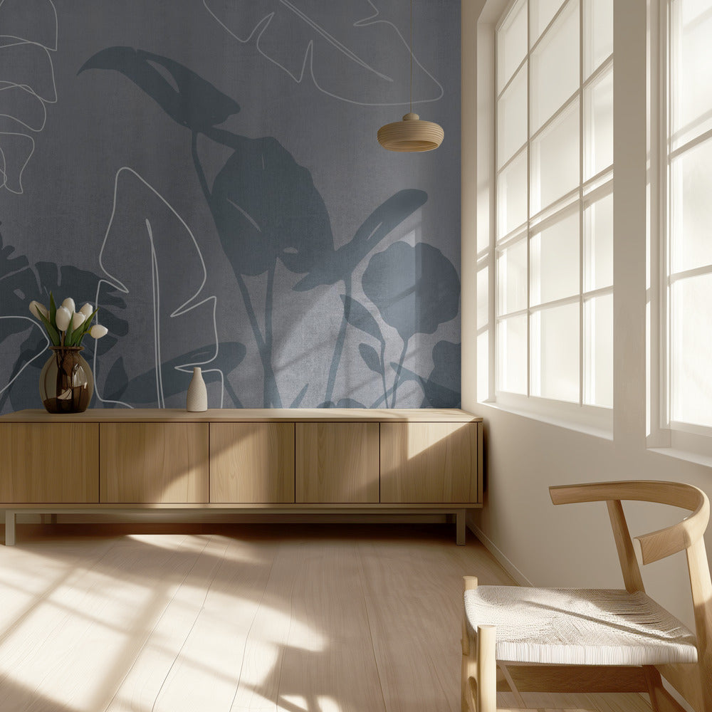 Abstract Botanical and Line | Wallpaper