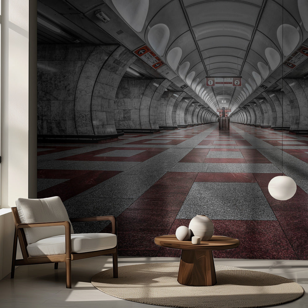 Metro de Praga | Papel Pintado Fotográfico